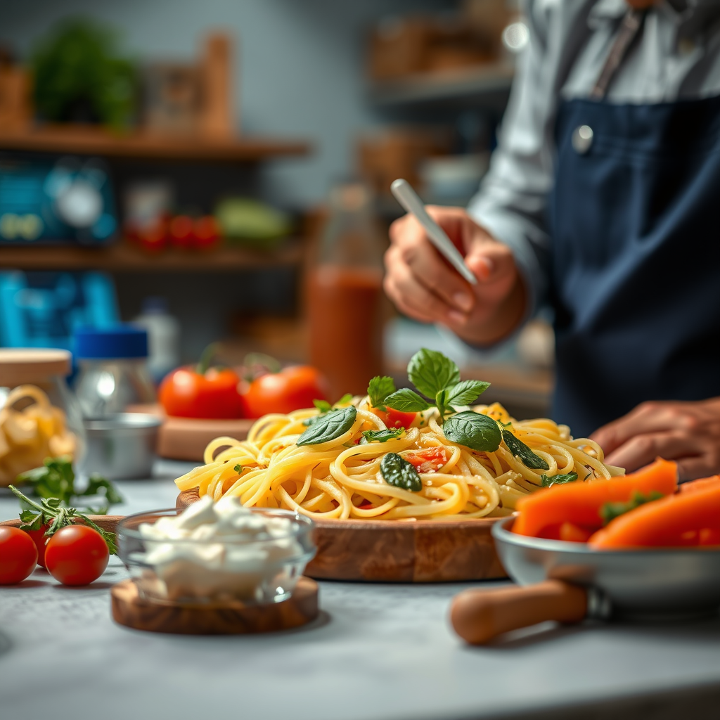 Ingredients - pasta and mayonnaise salad recipe