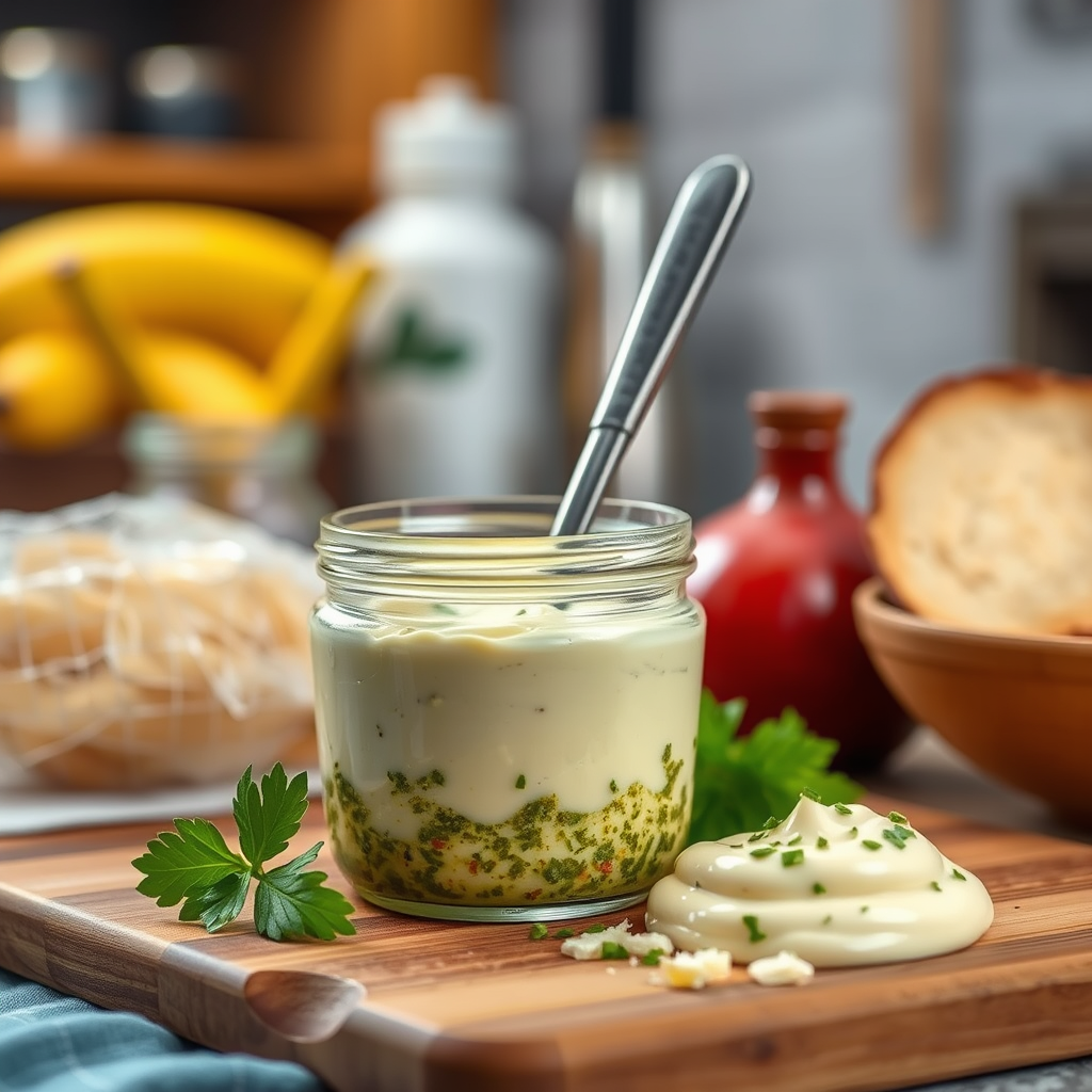 Ingredients - pesto mayonnaise recipe