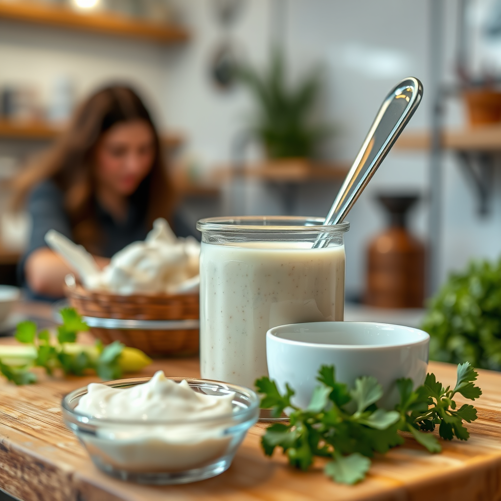 Ingredients - ranch dressing recipe without mayonnaise