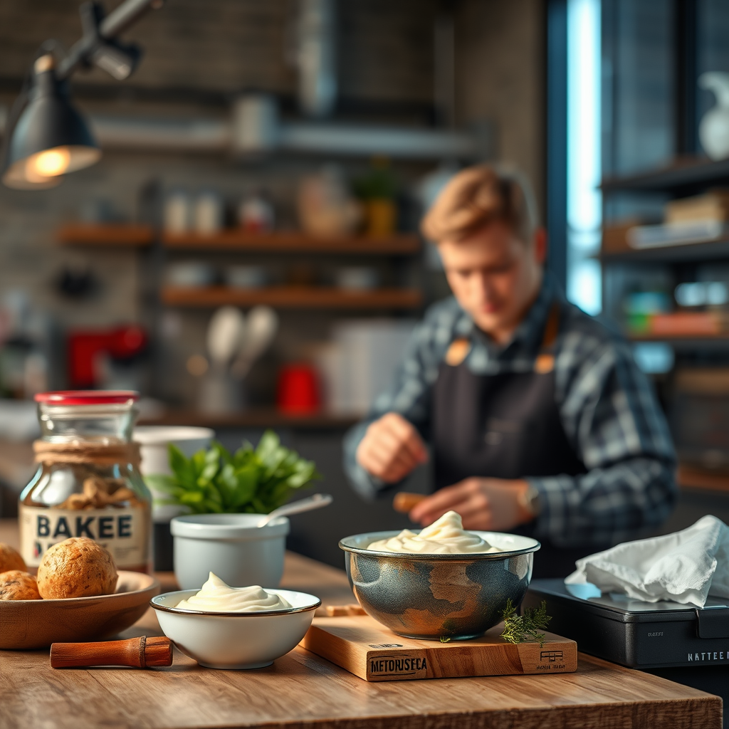 Ingredients - recipe for aioli mayonnaise