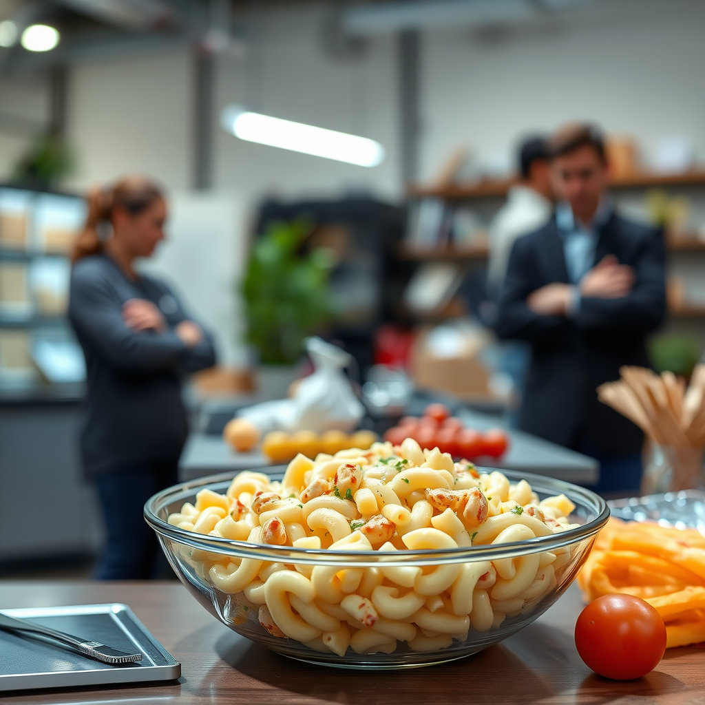 Ingredients - recipe for macaroni salad with mayonnaise