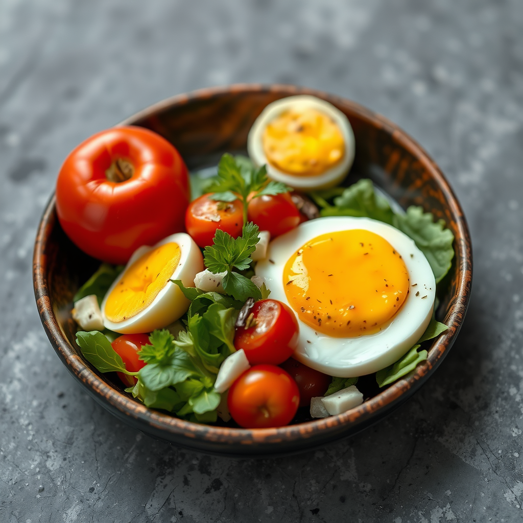 Ingredients - egg salad recipe no mayonnaise