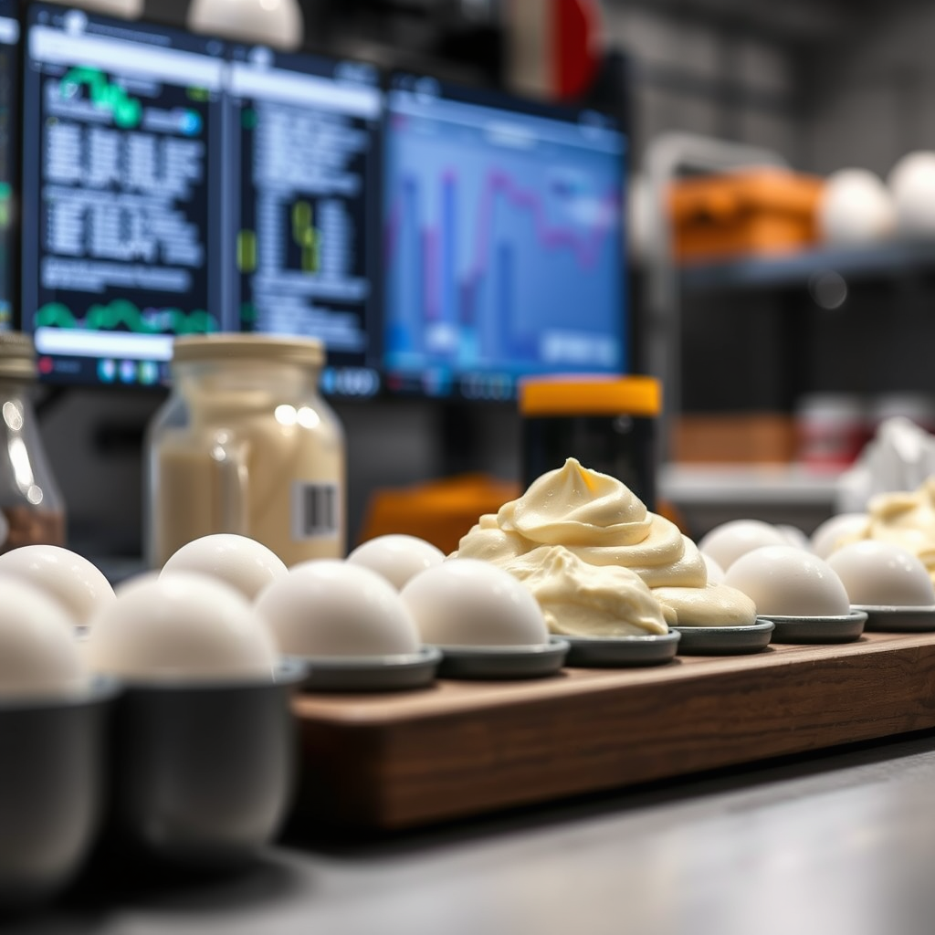 Ingredients - egg white mayonnaise recipe