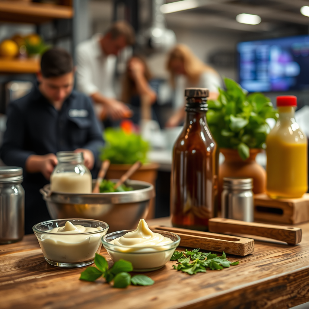 Ingredients - homemade mayonnaise recipe