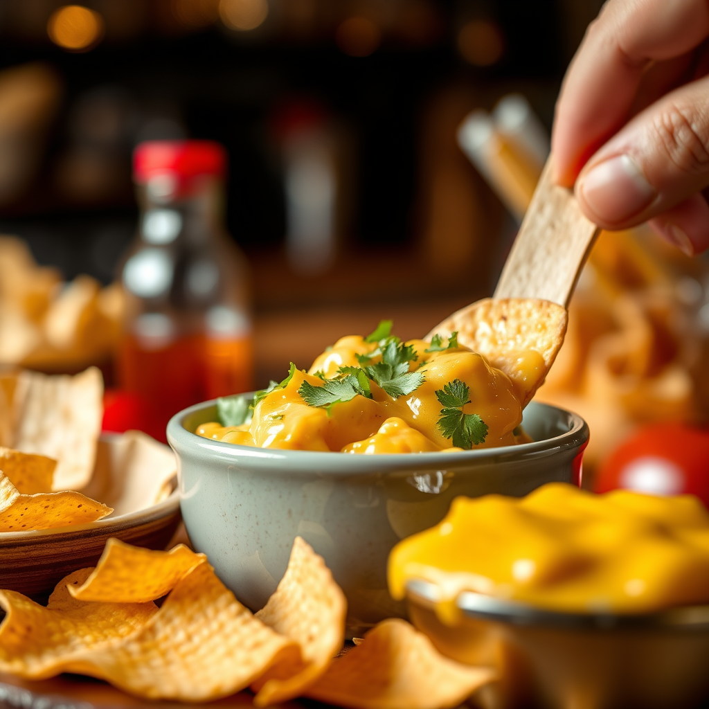 Ingredients - nacho cheese dip recipe