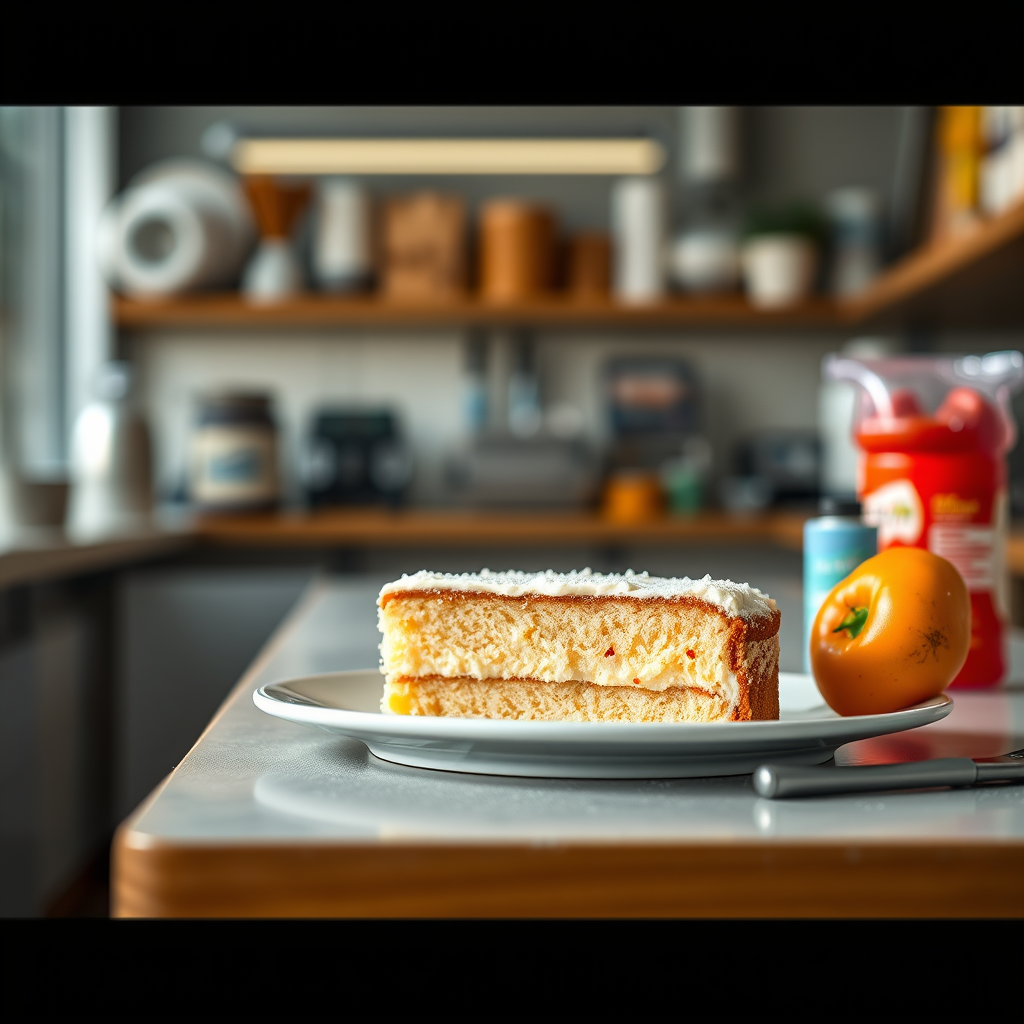 Ingredients - mayonnaise cake recipe from the 1950s