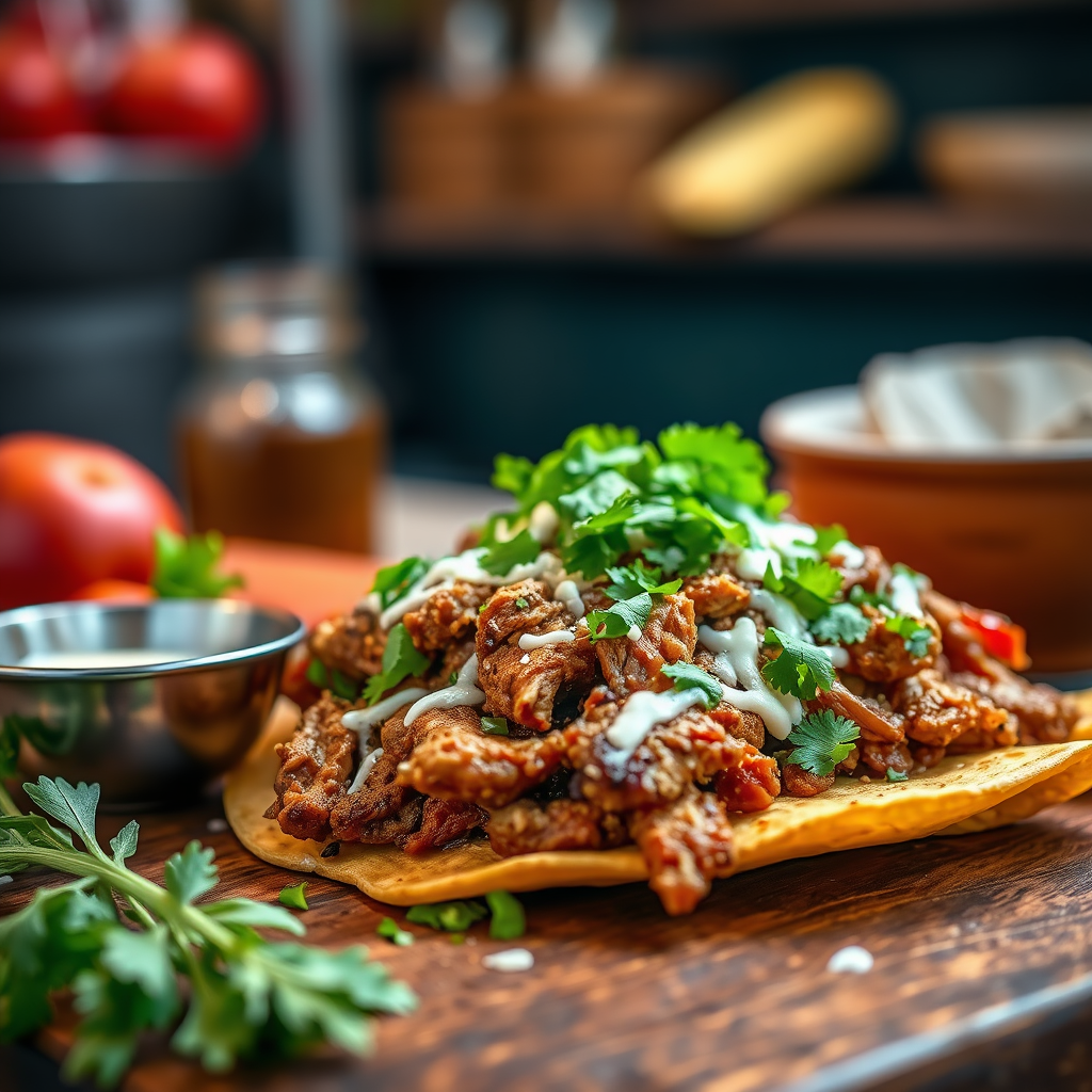Ingredients - bbq pulled pork nachos recipe