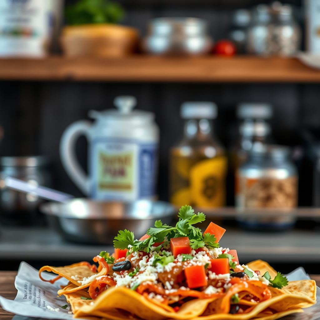 Ingredients - oven nachos recipe