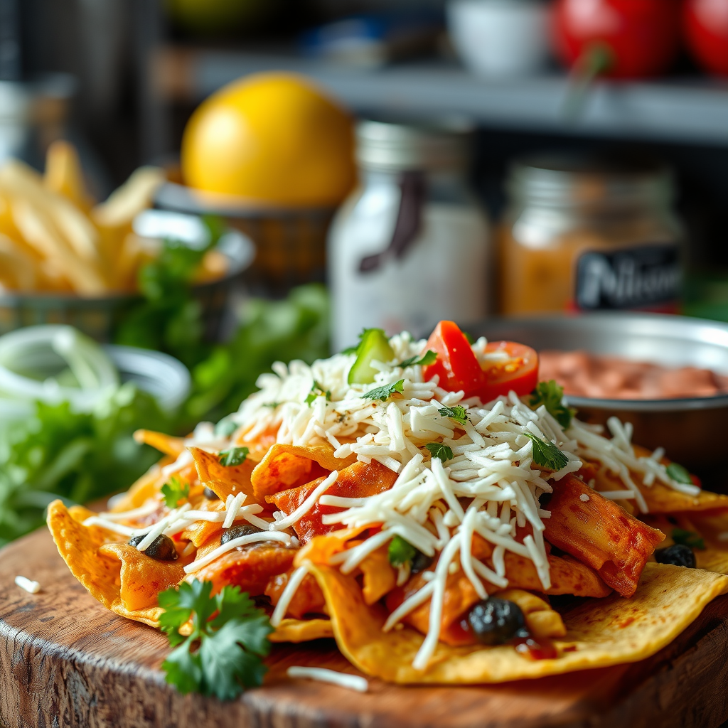 Ingredients - mexican nacho supreme recipe