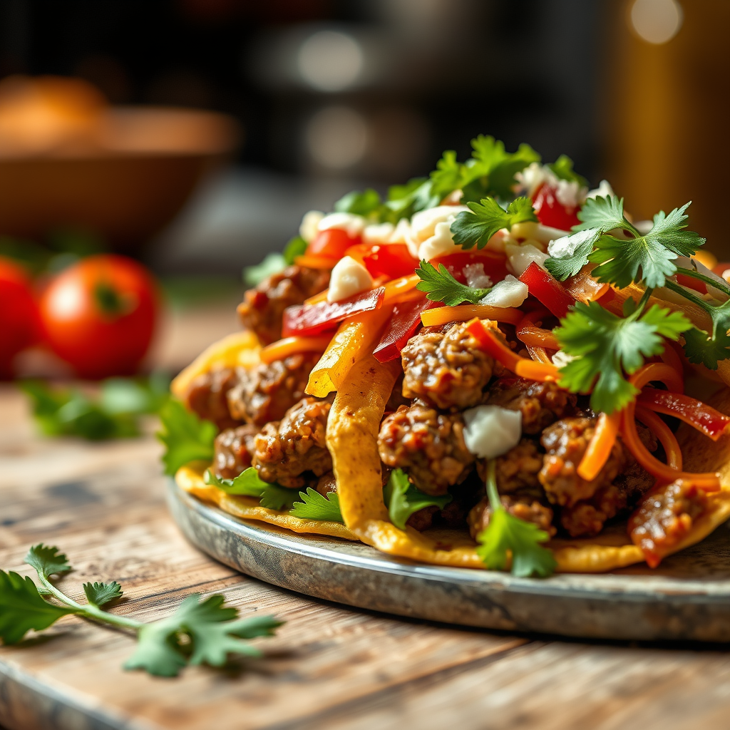 Ingredients - nacho beef recipe