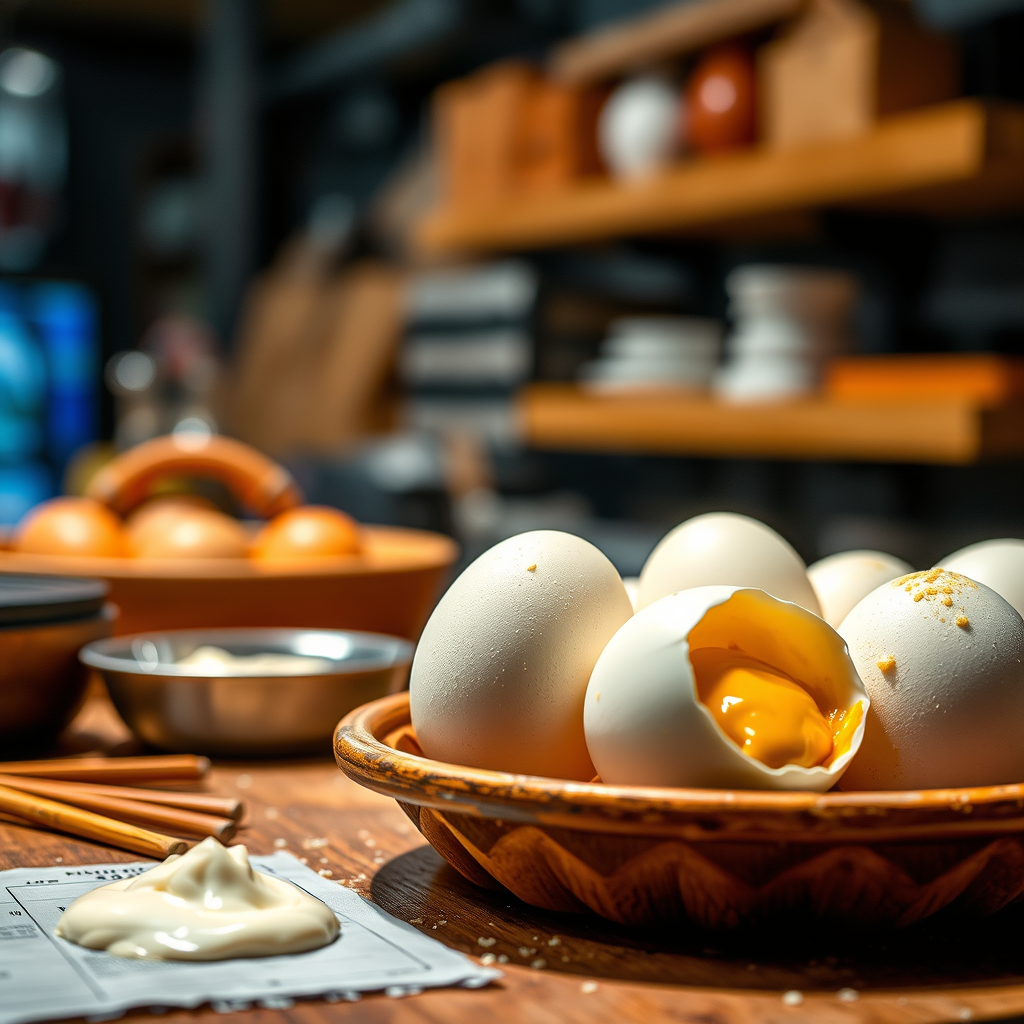 Ingredients - oeufs mayonnaise recipe