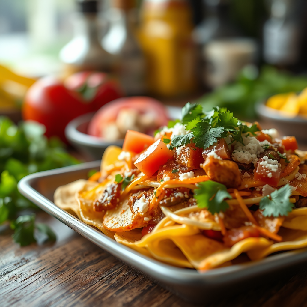 Ingredients - loaded nacho recipe