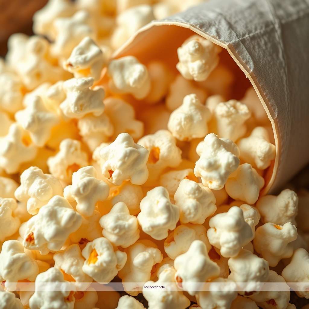 Ingredients - recipe with popcorn