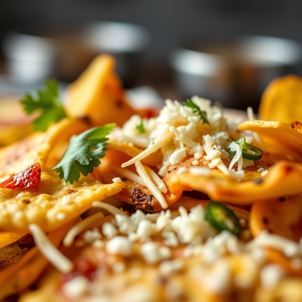 Ingredients - easy recipe for nachos and cheese