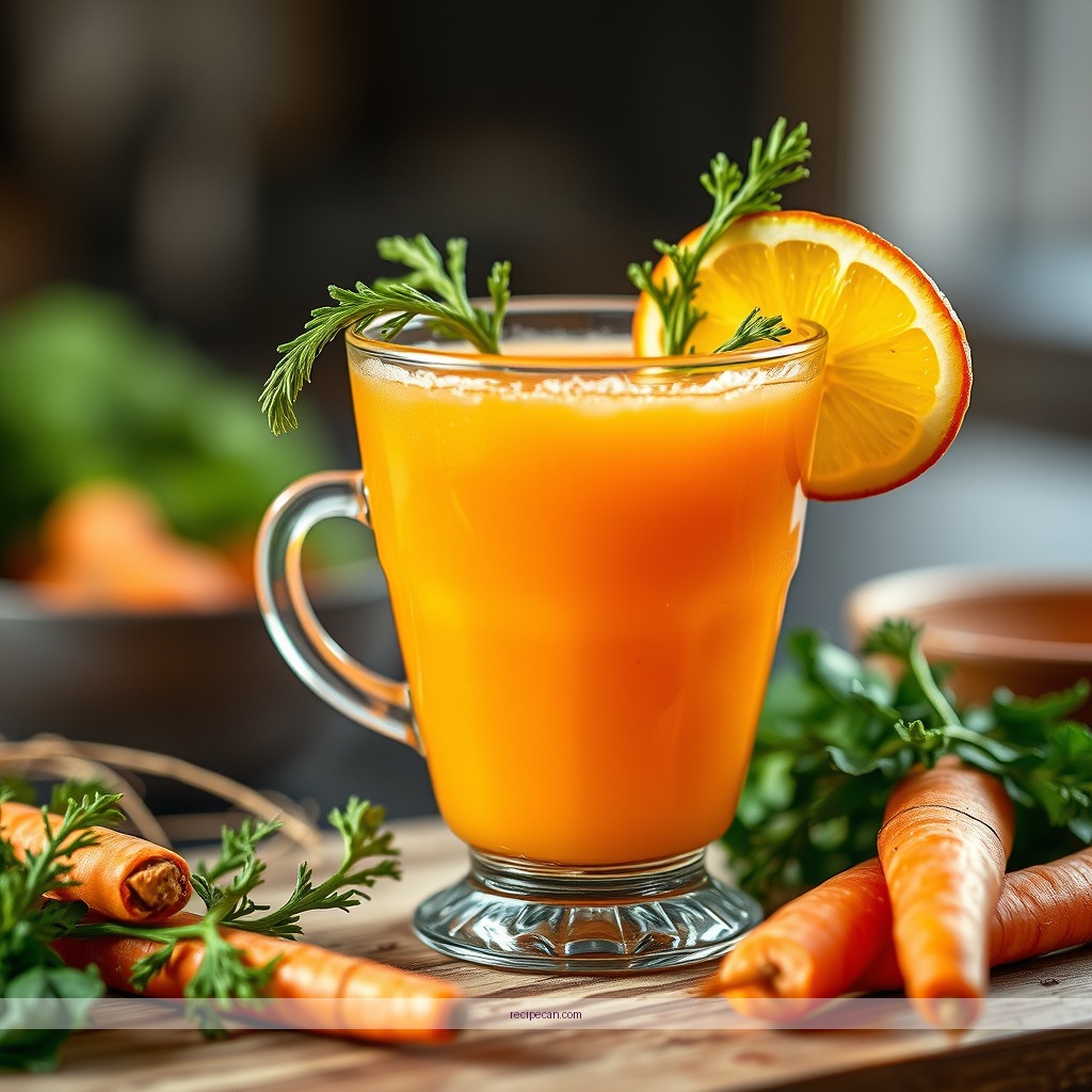 Ingredients - carrot ginger juice recipe