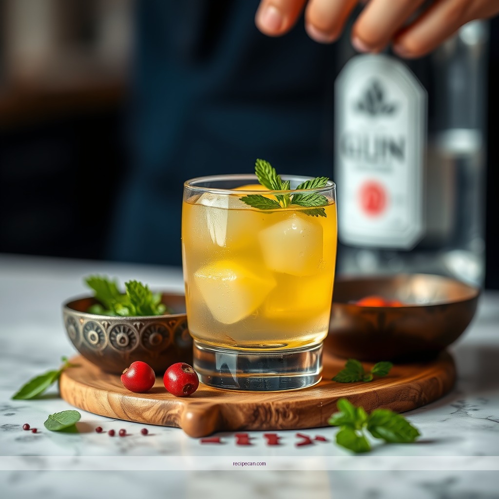 Ingredients - gin juice recipe
