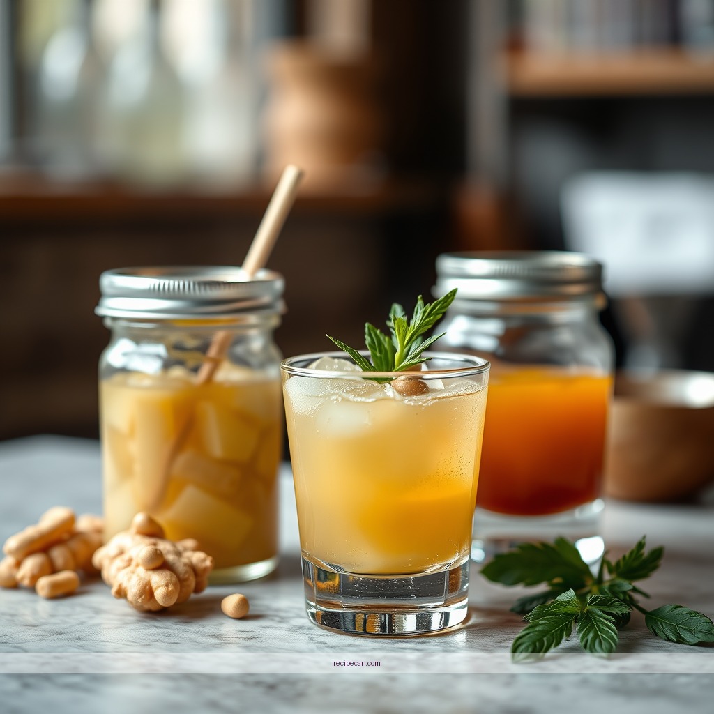 Ingredients - ginger juice drink recipes