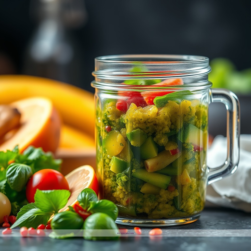 Ingredients - green juice recipe blender