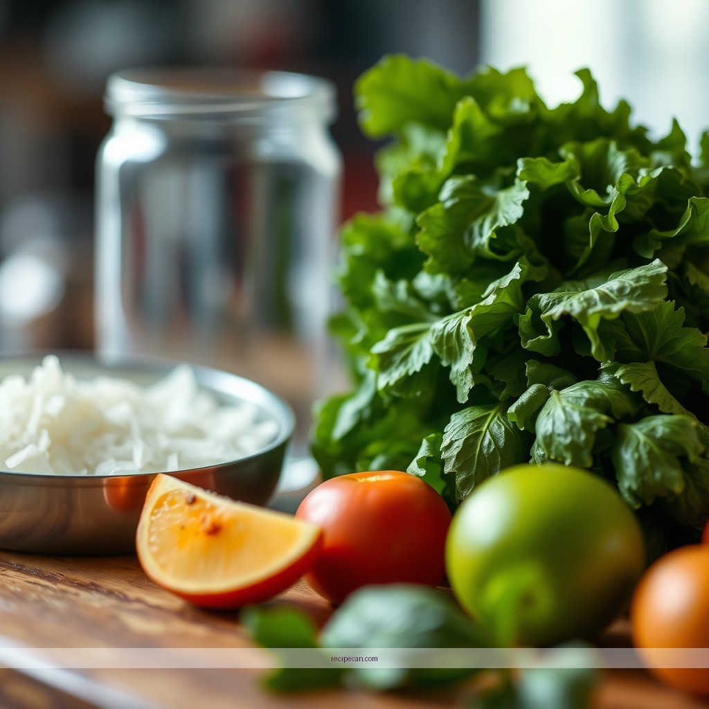 Ingredients - green juicing recipes