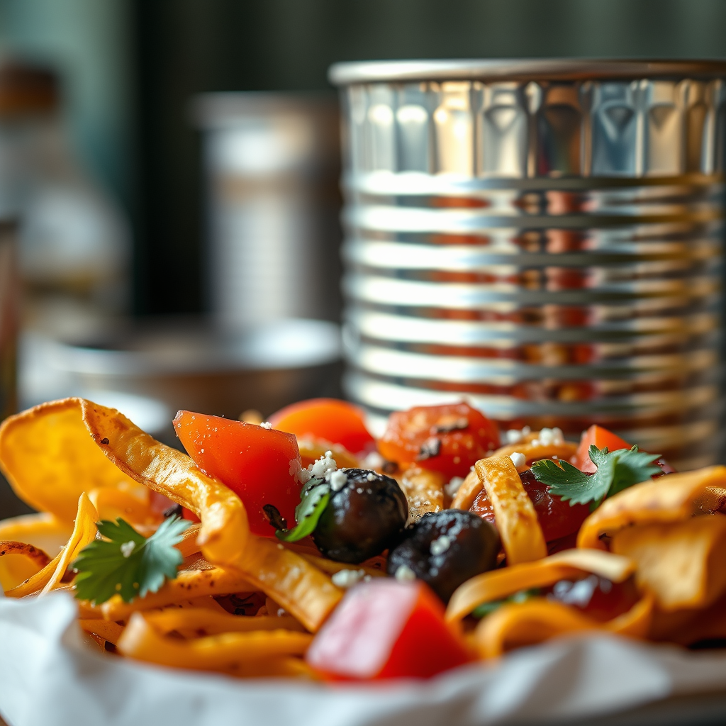 Ingredients - trash can nachos recipe