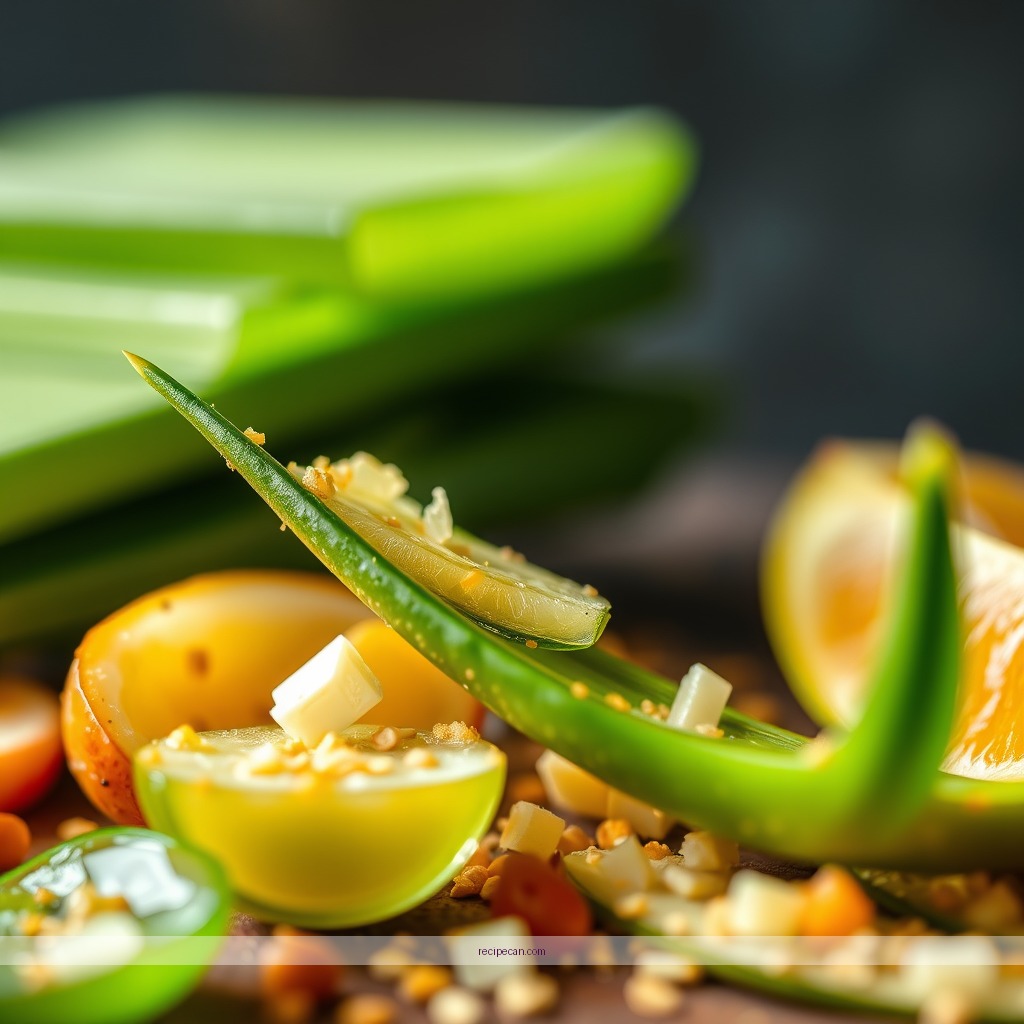 Ingredients - juice recipes with aloe vera