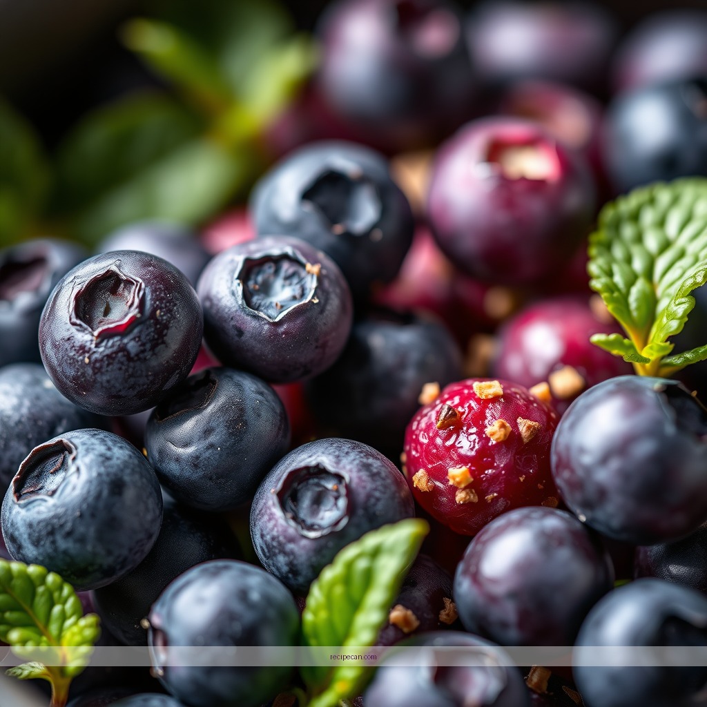 Ingredients - juicer recipes with blueberries