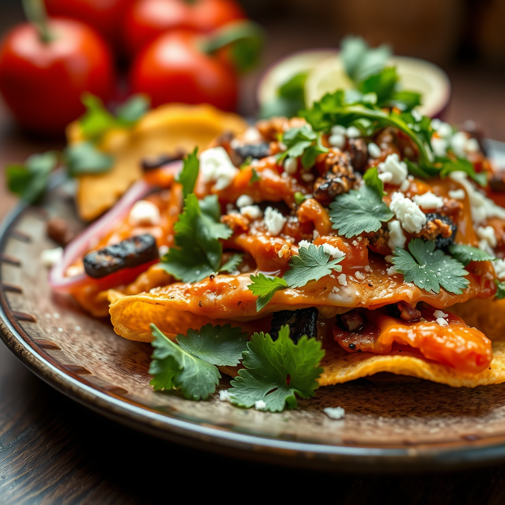 Ingredients - vegetarian nacho recipe