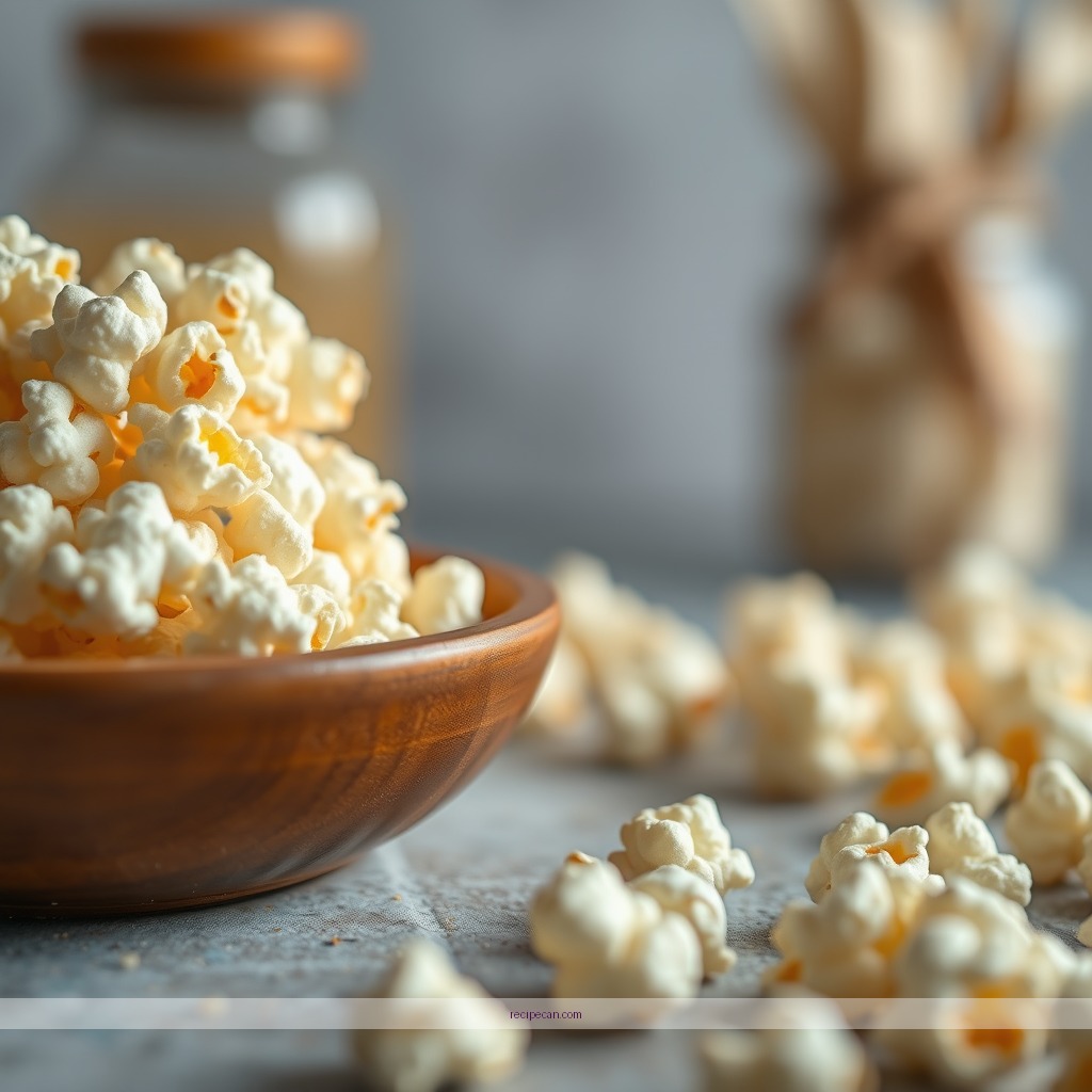 Ingredients - honey popcorn recipe