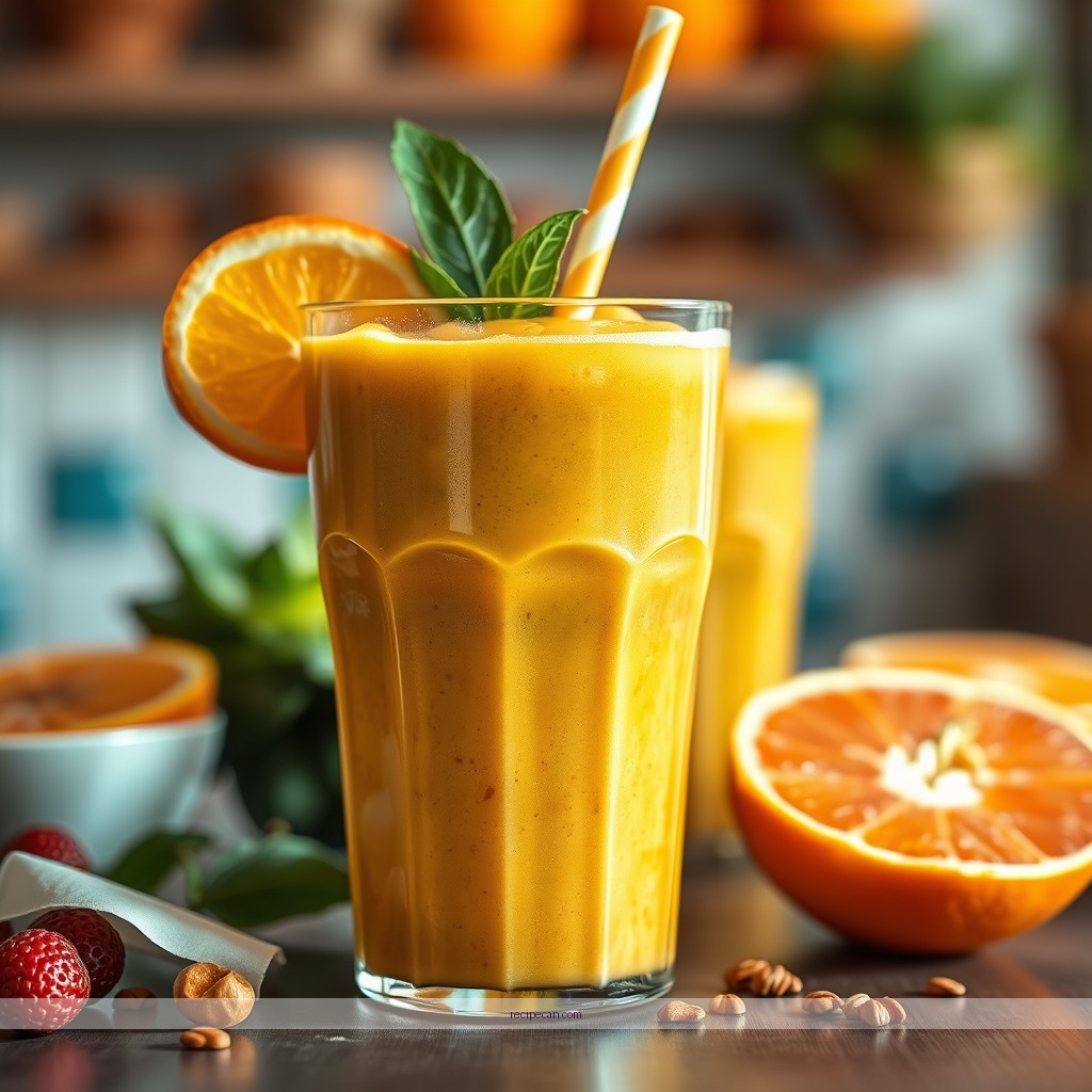 Ingredients - orange dream machine jamba juice recipe