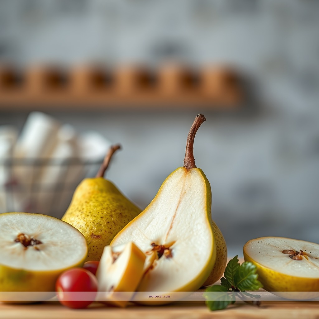 Ingredients - pear fruit juice recipes