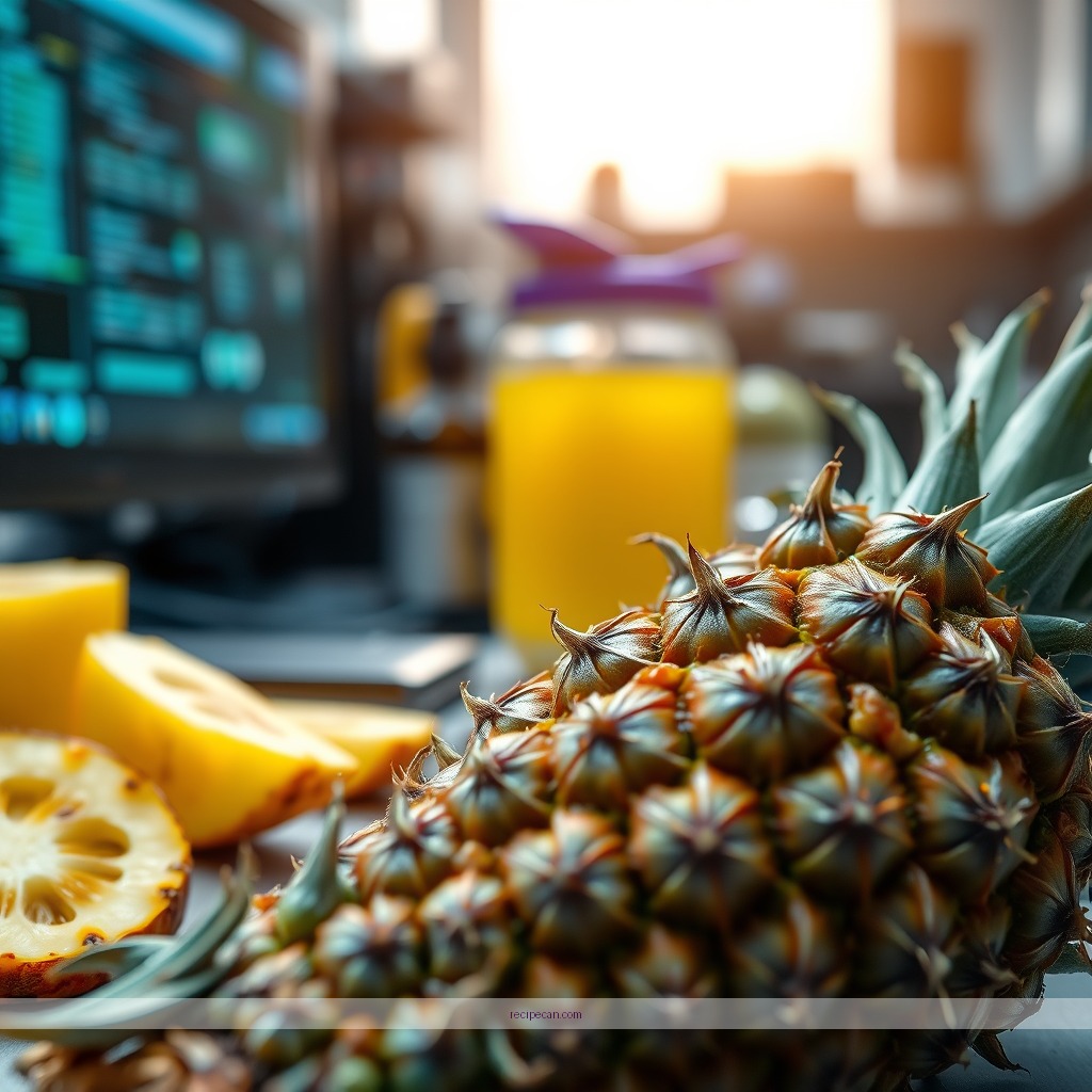 Ingredients - pineapple fruit juice recipe