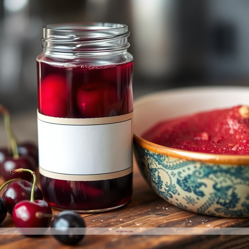 Ingredients - recipe for tart cherry juice