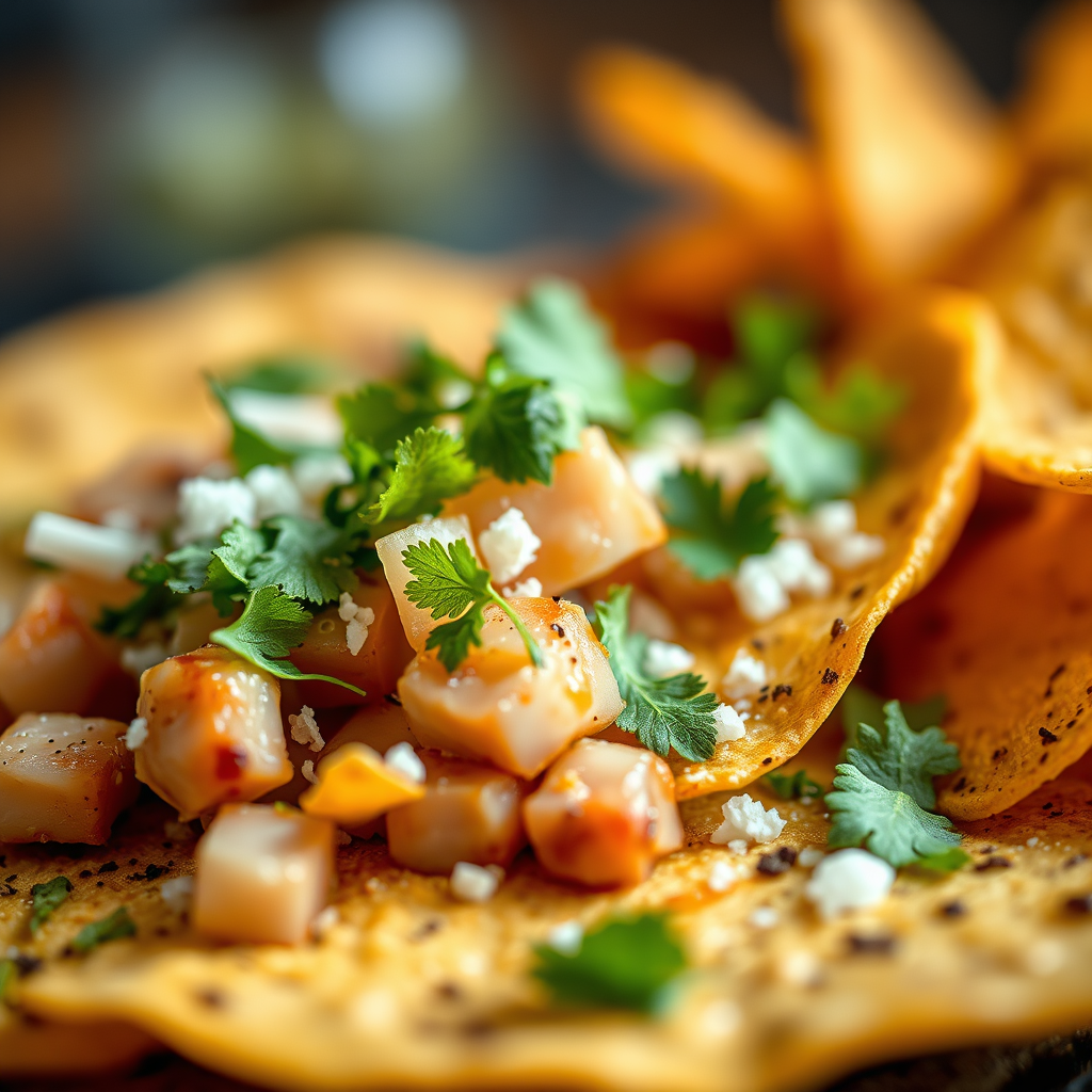 Ingredients - ahi nachos recipe