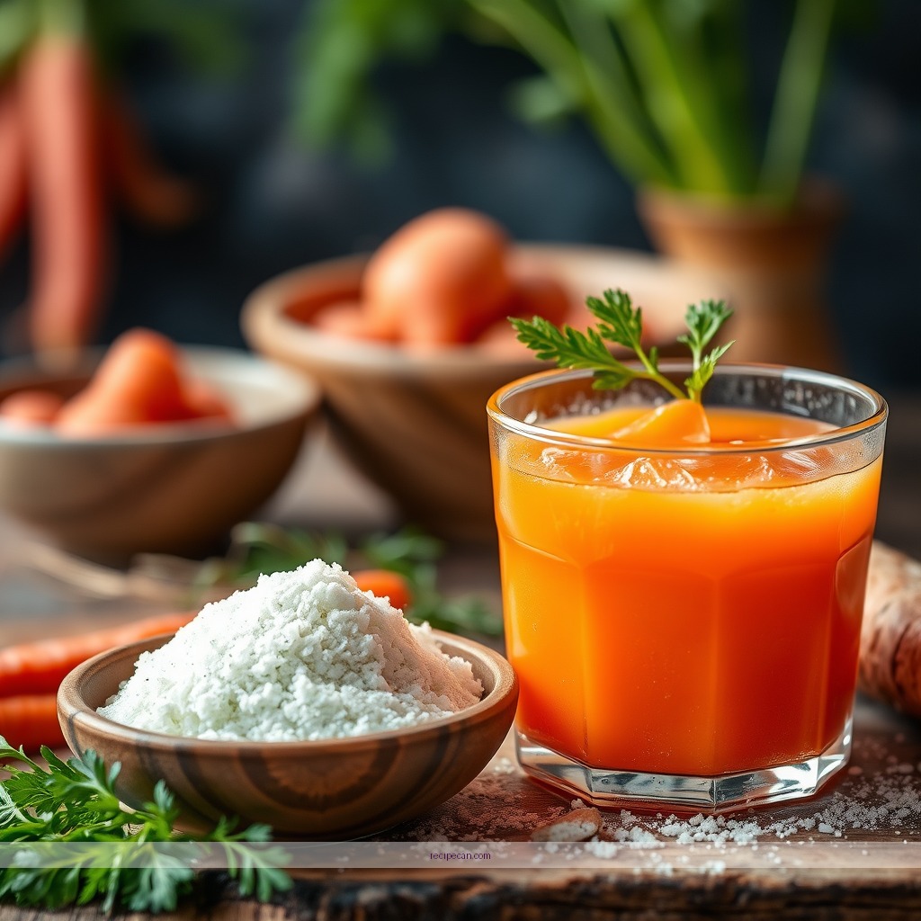 Ingredients - recipes with carrot juice