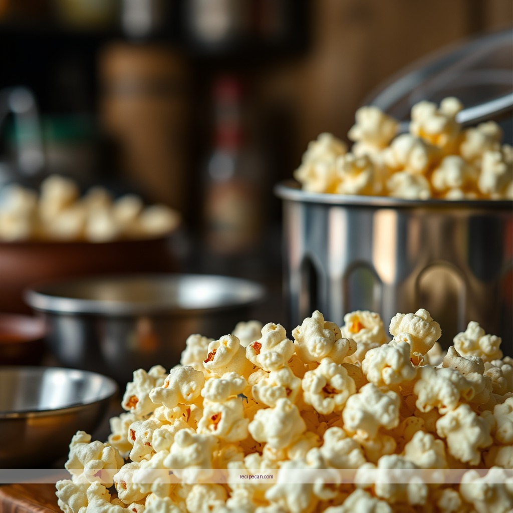 Ingredients - kettle popcorn recipe