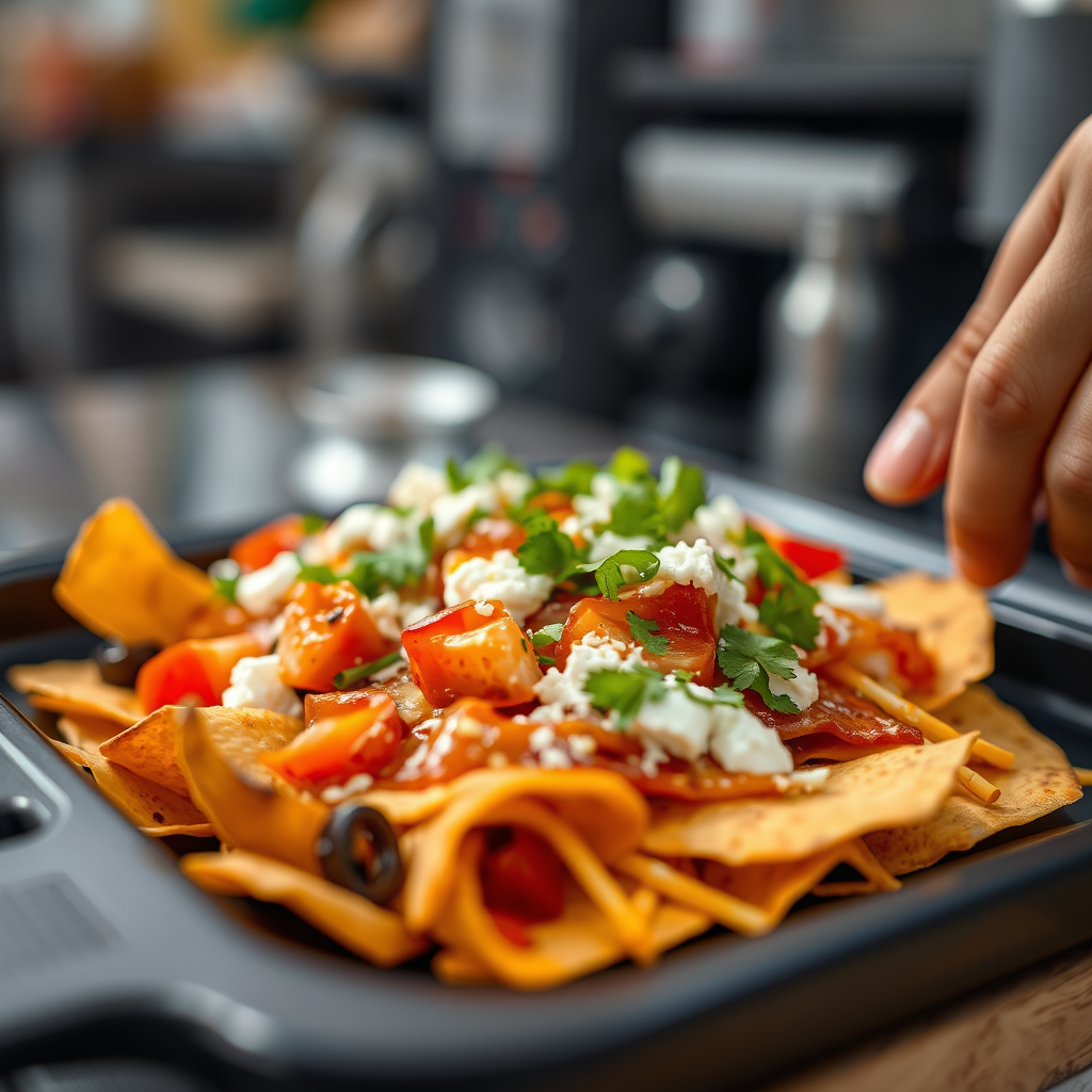 Ingredients - air fry nachos recipe