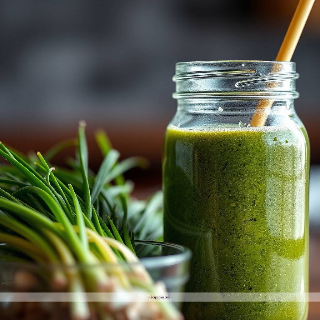 Ingredients - wheatgrass juice recipe