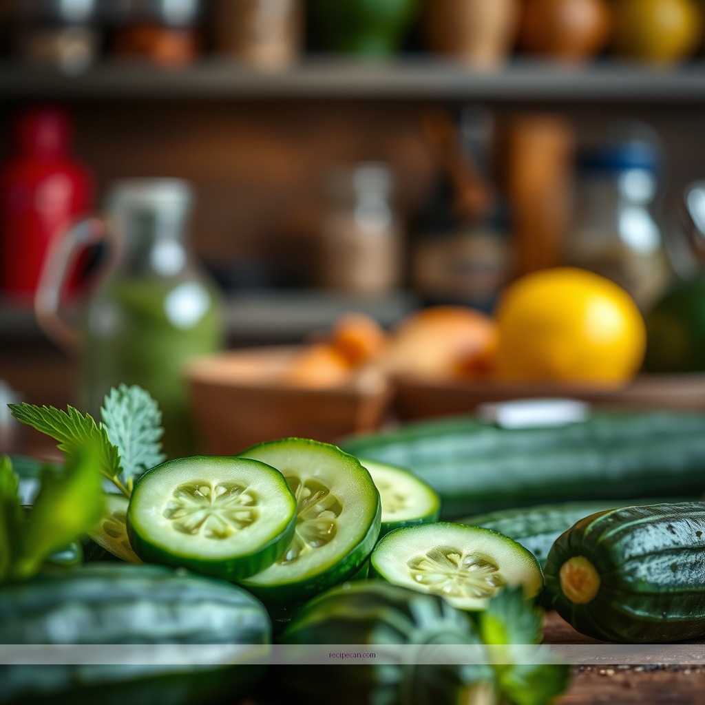 Ingredients - best cucumber juice recipe