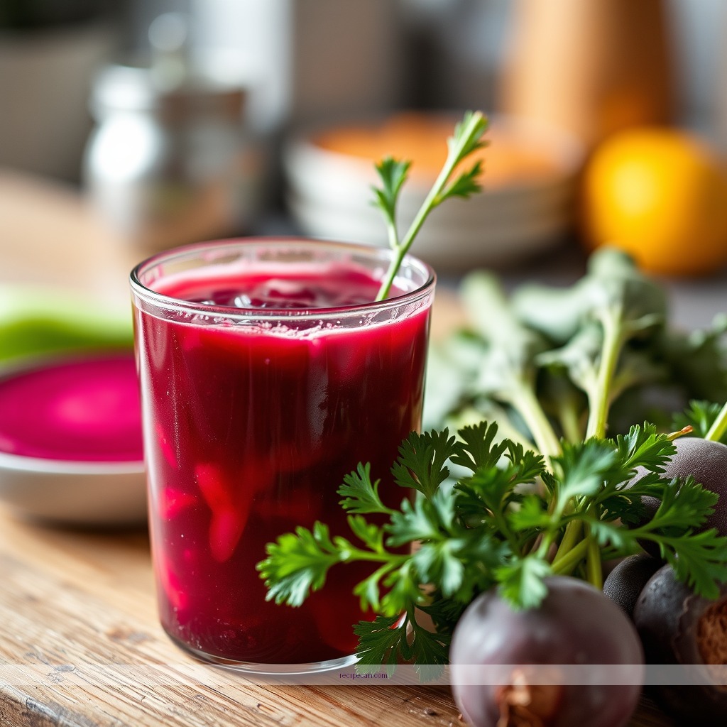 Ingredients - carrot and beet juice recipe