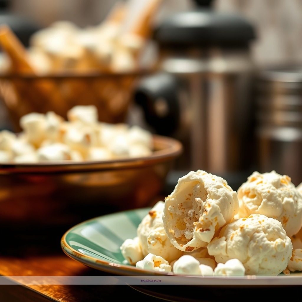 Ingredients - marshmallow popcorn balls recipe