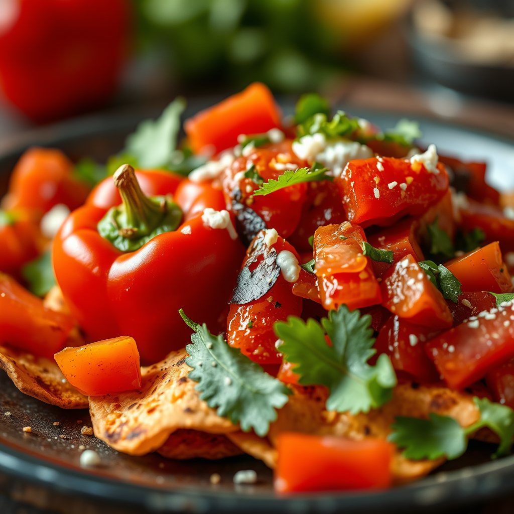 Ingredients - bell pepper nachos recipe