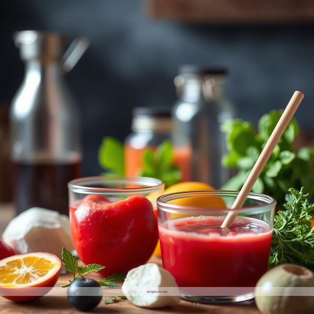 Ingredients - fruit and vegetable juice recipes