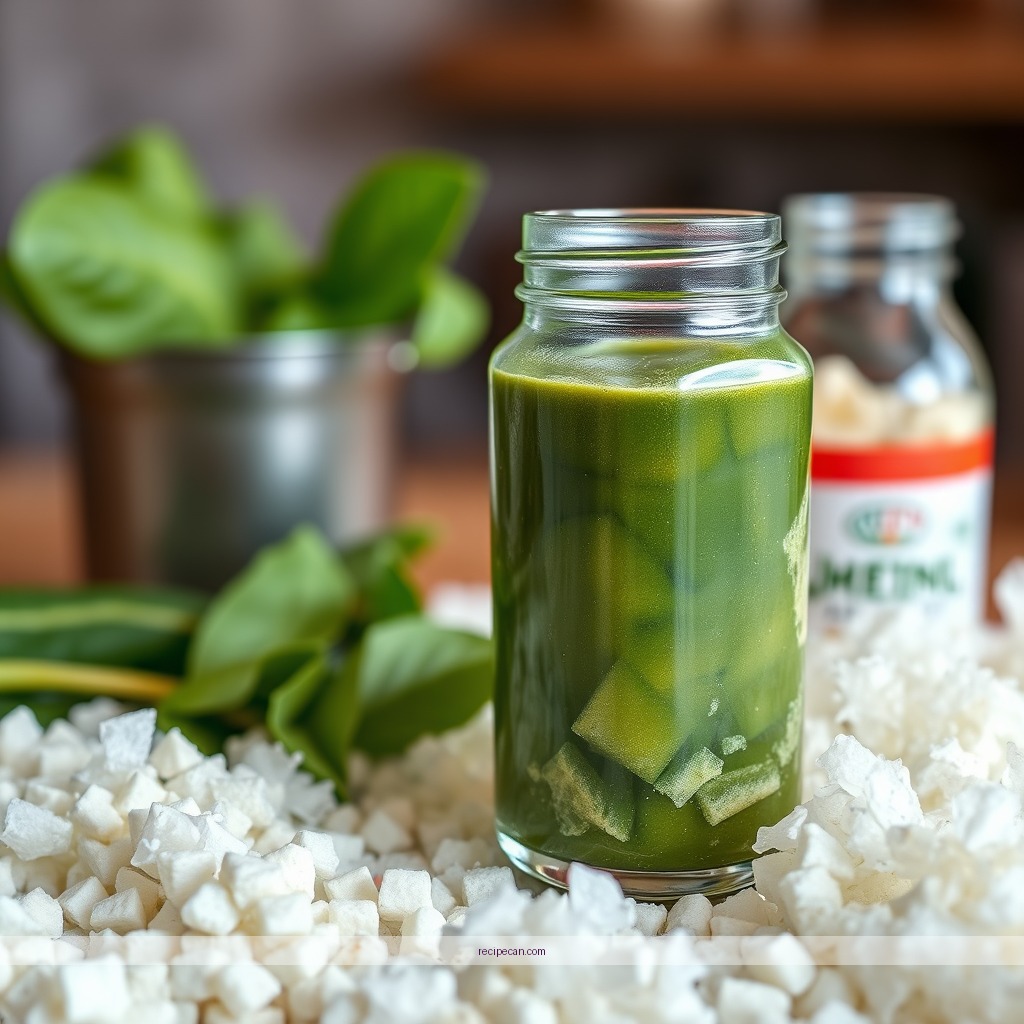 Ingredients - green machine juice recipe