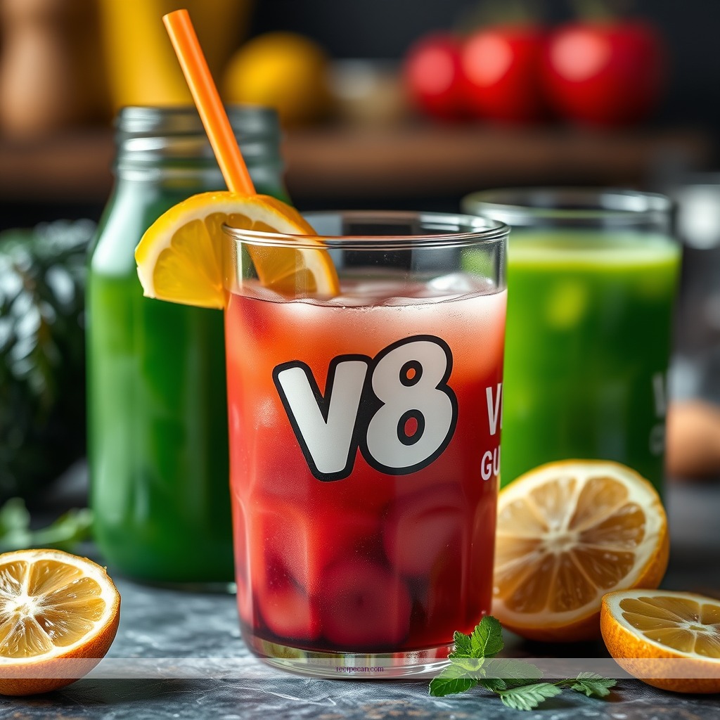 Ingredients - homemade v8 juice recipe for juicer