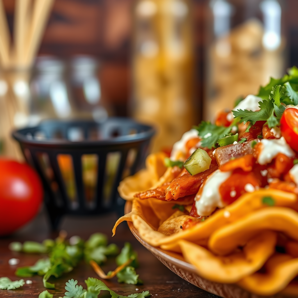 Ingredients - chicken nachos recipe easy