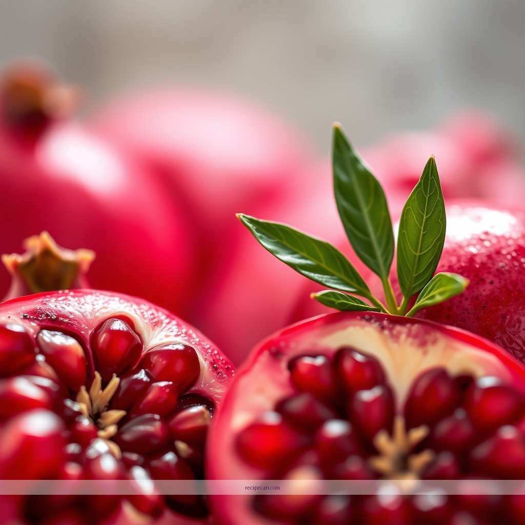 Ingredients - juice recipes pomegranate