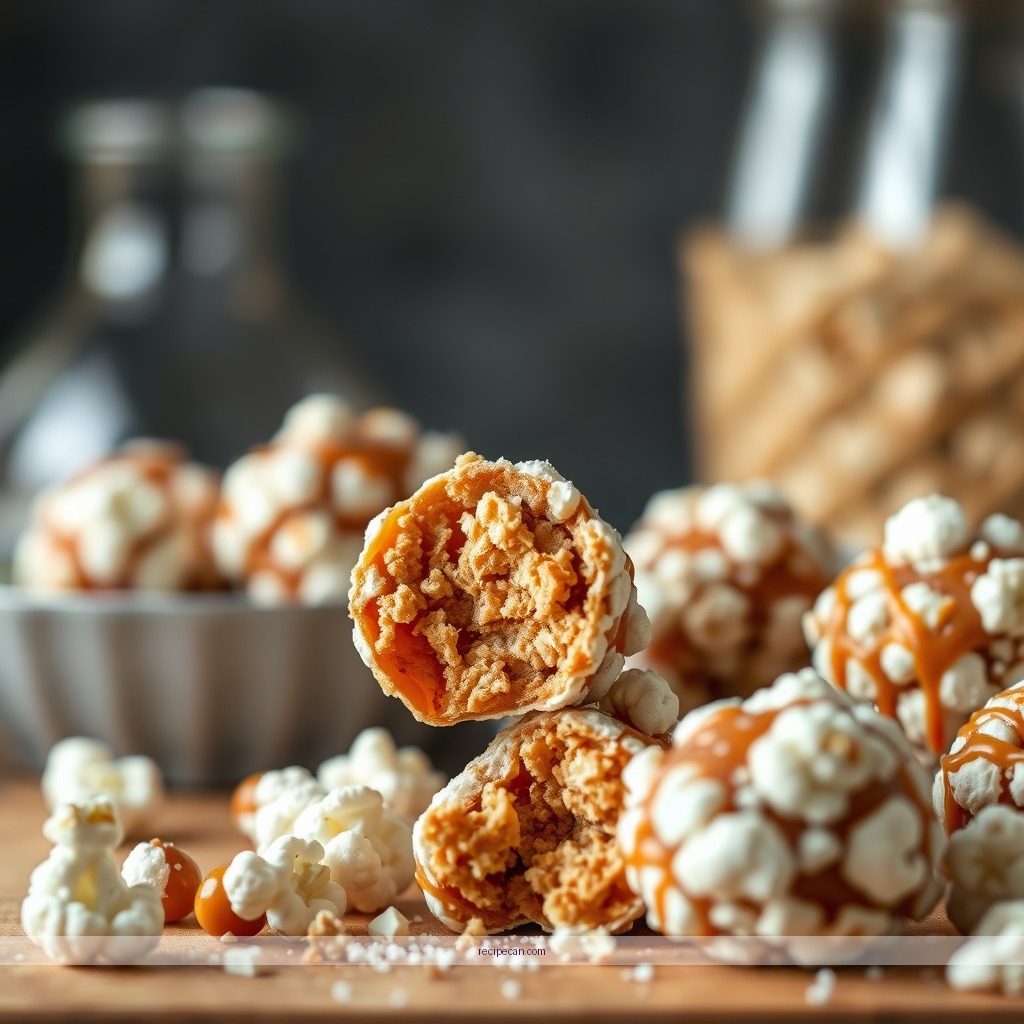 Ingredients - popcorn caramel balls recipe