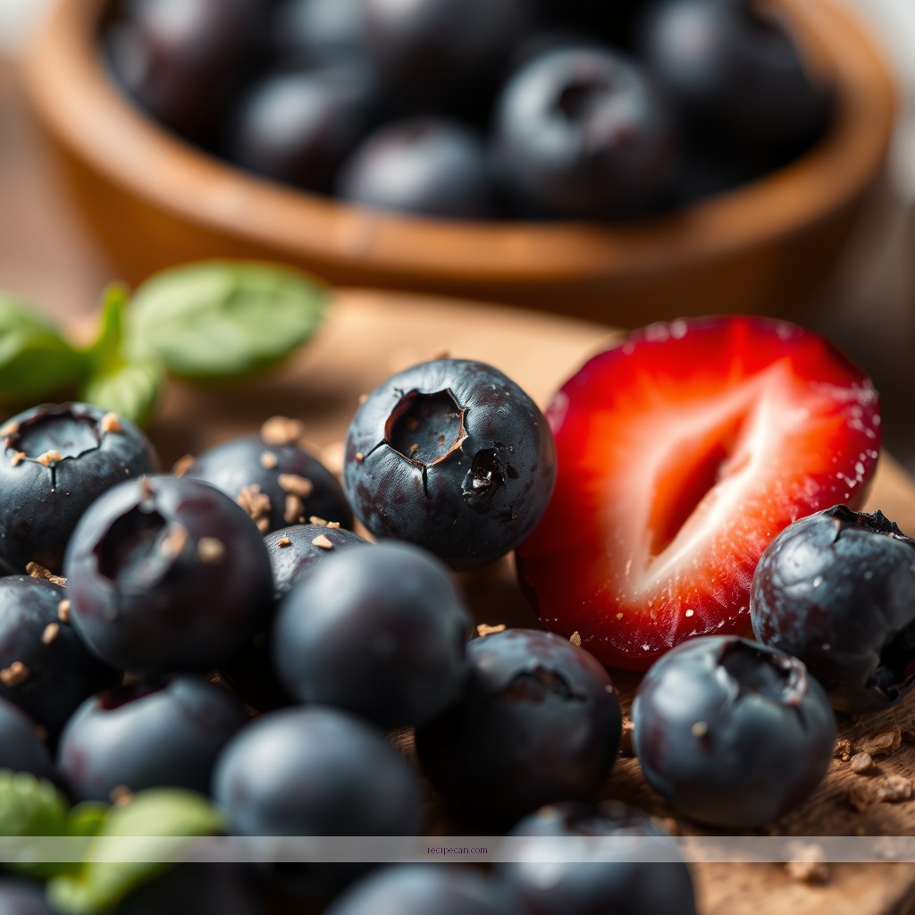 Ingredients - juicer recipes blueberries