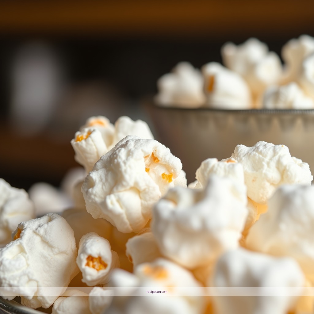 Ingredients - popcorn marshmallow recipe