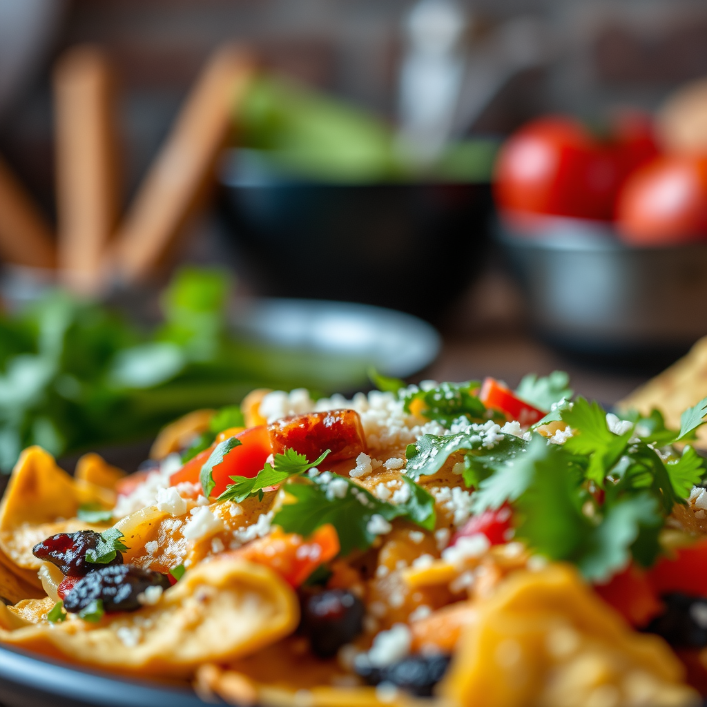 Ingredients - meatless nachos recipe